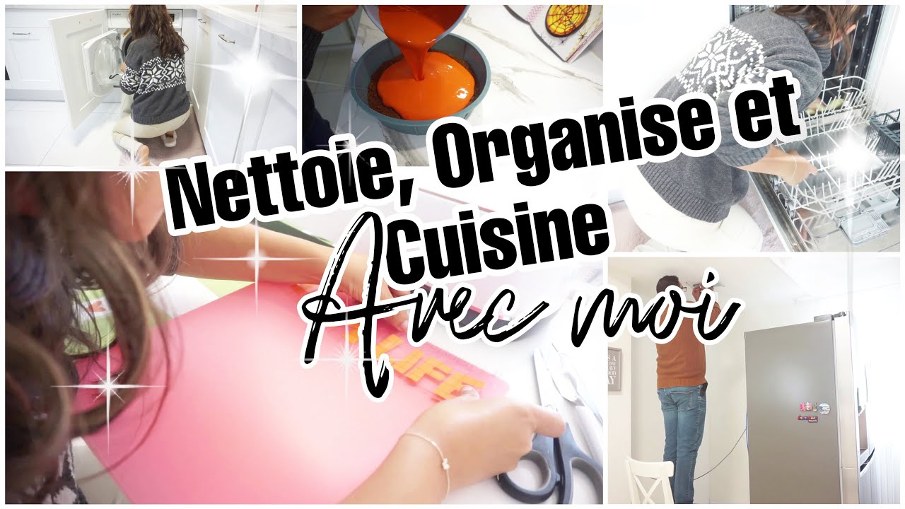 ✨BIG MOTIVATION MÉNAGE, ORGANISATION ET REPAS AVEC MOI + DIY CLASSEUR D’ORGANISATION