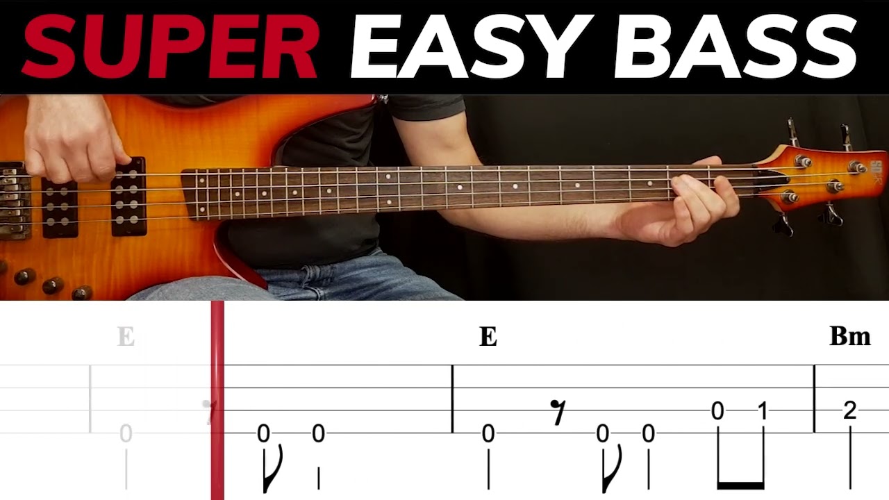 Wicked Game - Chris Isaak | BEGINNERS BASS | Scrolling Tabs