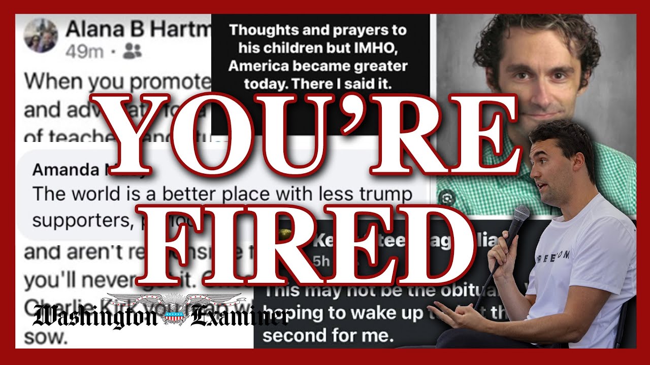 Rapid Retribution: Republicans get those who celebrate Charlie Kirk’s death fired