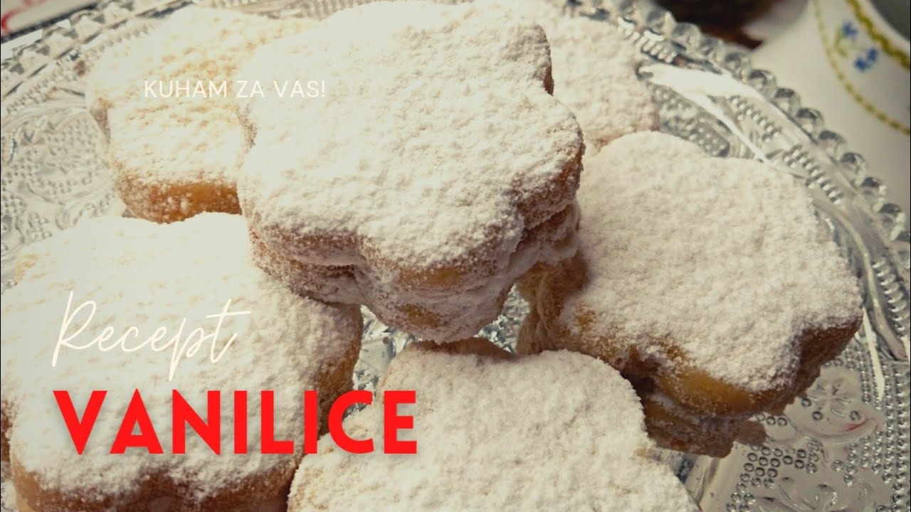 STARINSKE VANILICE - Tope se u ustima- Bez jaja, bez mlijeka💯🥳🥳🥳