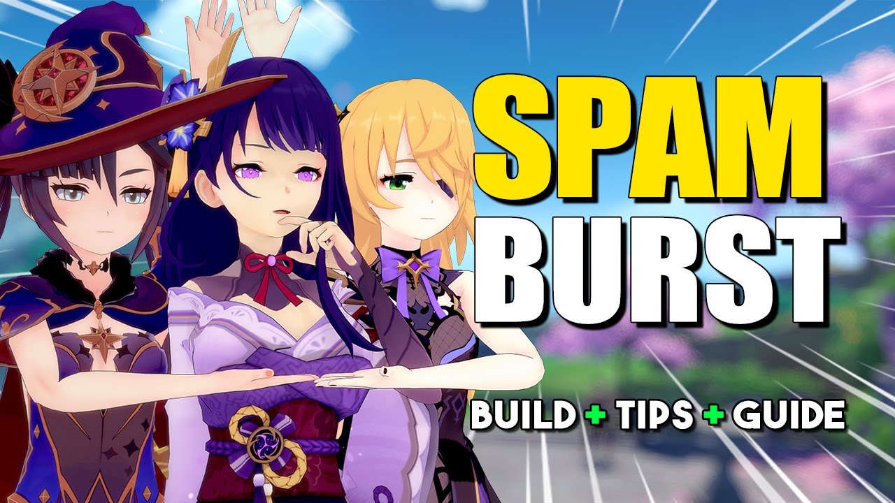 Raiden Mona INFINITE BURST SPAM Demo and Build Guide