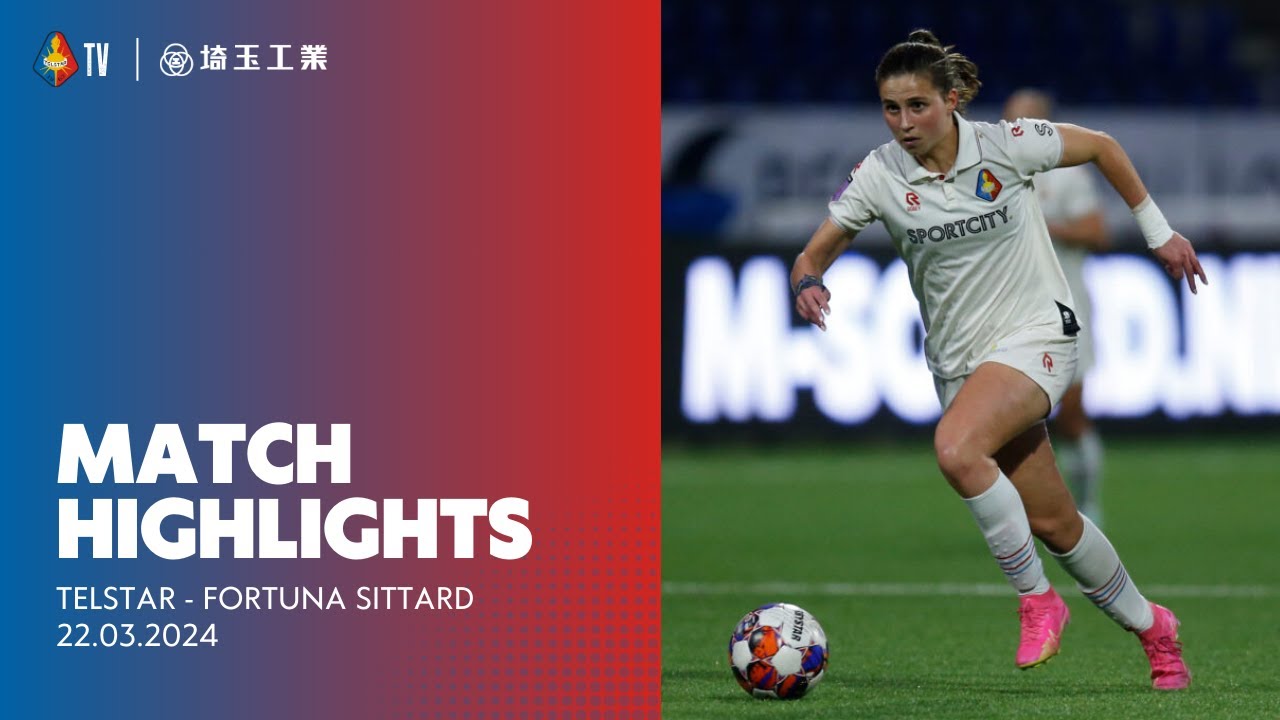 Highlights Telstar - Fortuna Sittard | Azerion Vrouwen Eredivisie | 2023-2024