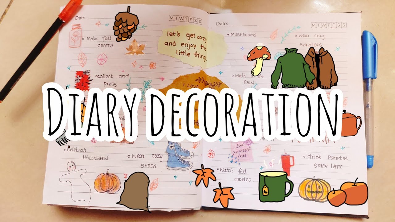 @NoCopyrightVideoVault Оформление дневника | Написание дневника Bullet Journal | Мой личный дневник