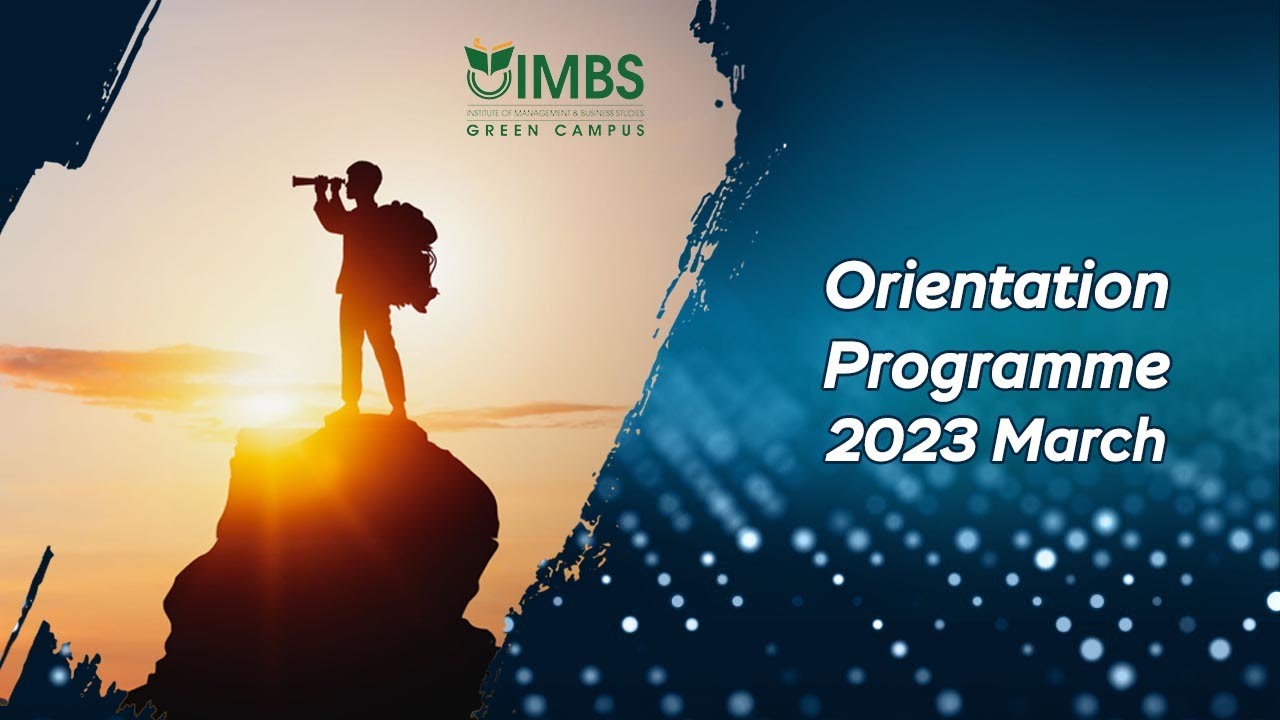 Orientation Programme - 2023 March
