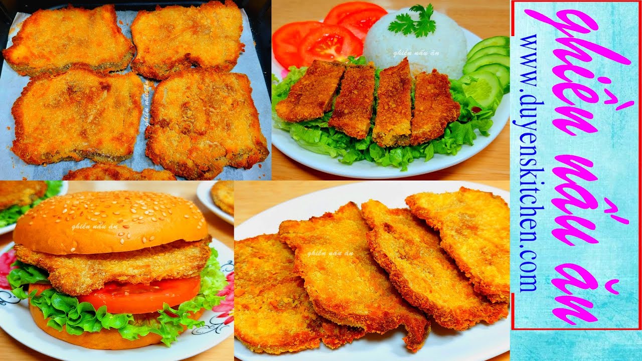 Tạm Gọi Cốt Lết Chay | Nấm Đùi Gà Chiên Giòn Air Fryer | Món Chay By Duyen's Kitchen | Ghiền nấu ăn