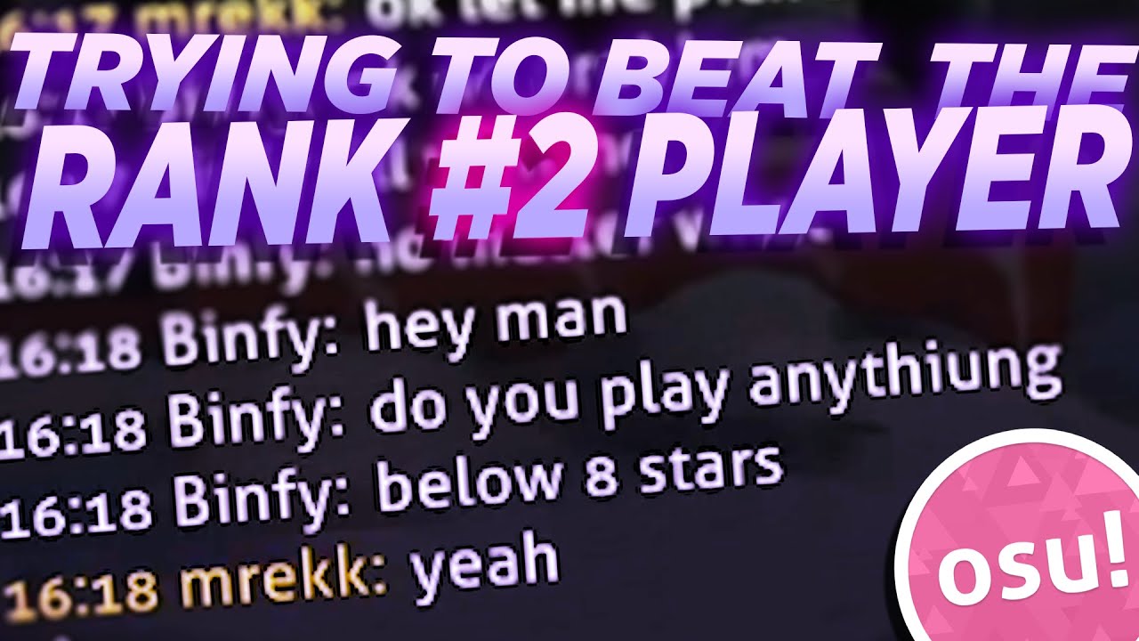 Каково это &mdash; пытаться победить игрока со 2-м рангом в osu!