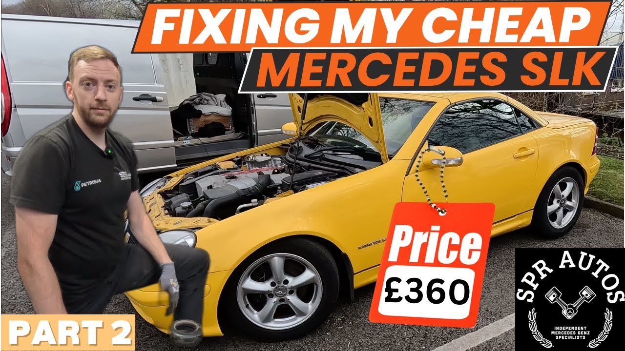 Fixing My CHEAP £360 Mercedes R170 SLK – What Did We Find? Rescue it? is it worth it? PART 2⚠️