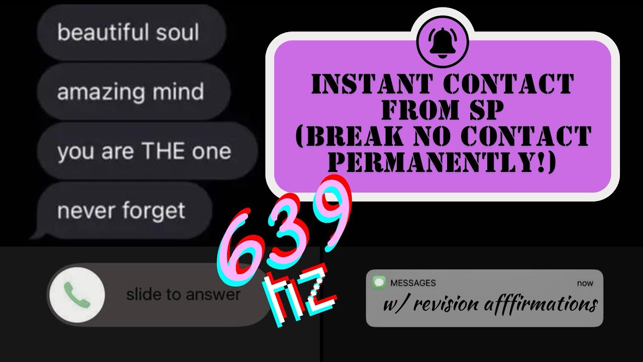 INSTANT CONTACT FROM SP (BREAK NC PERMANENTLY W/ REVISION) 𝓈𝓊𝒷𝓁𝒾𝓂𝒾𝓃𝒶𝓁 + 𝟨𝟥𝟫𝐻𝓏