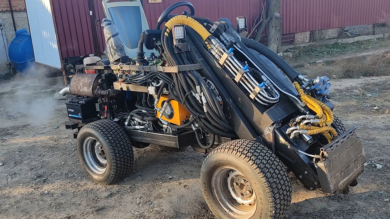Homemade mini loader,project started