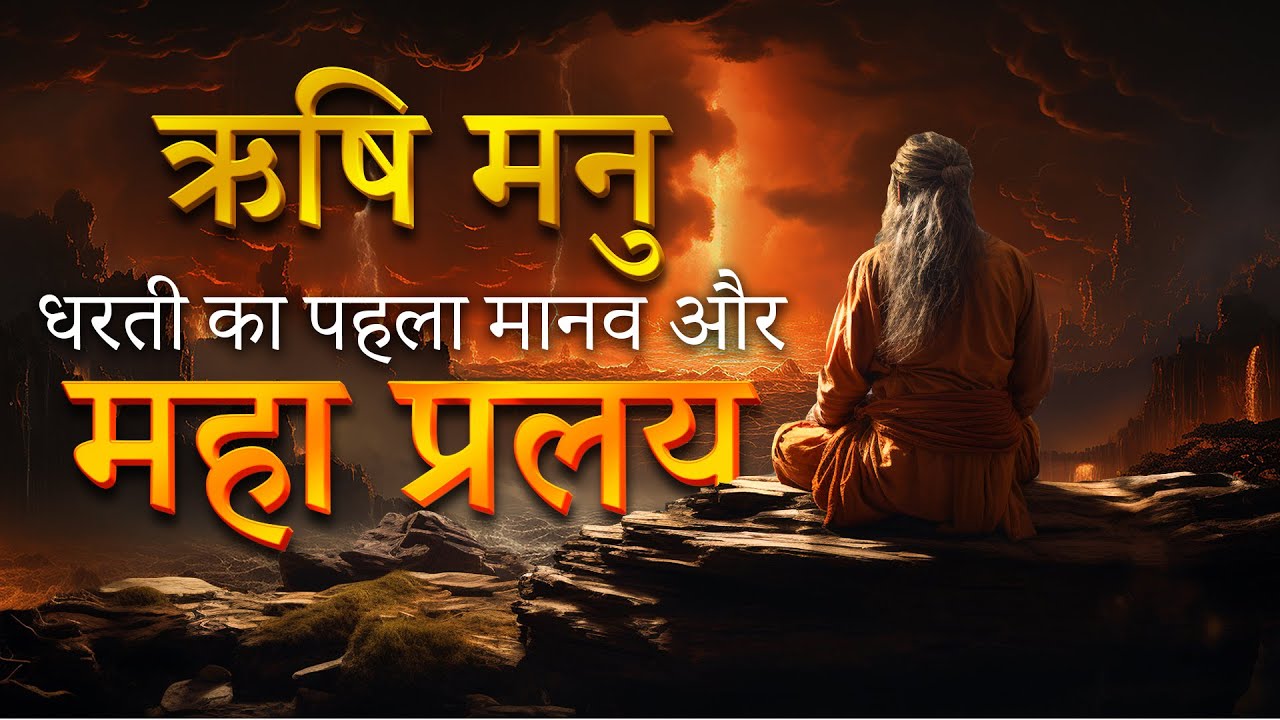 The Story Of Rishi Manu | First Man On Earth |Hindu Apocalypse Theory | Lord Vishnu Matsya Avatar