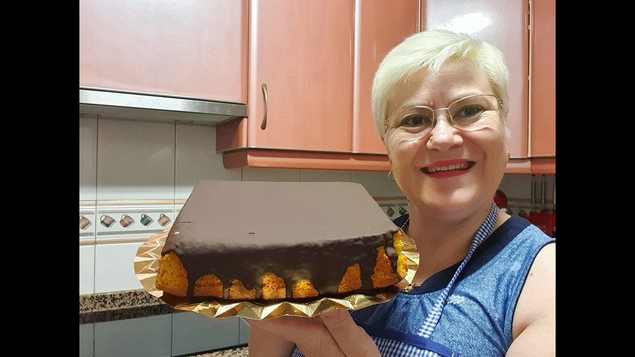 Pastel de zanahoria con chocolate 🍫 facil