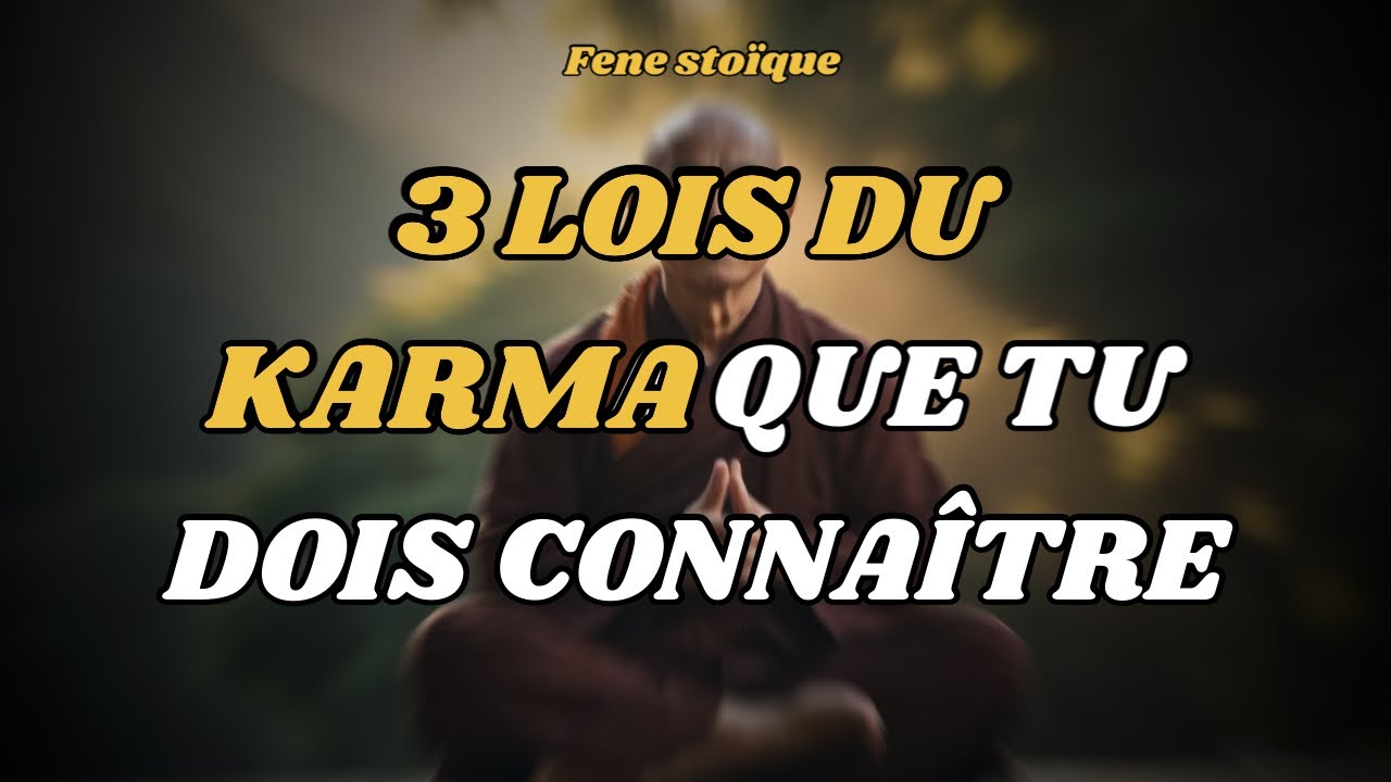 3 Lois du Karma Que Tu Dois Connaître Pour Transformer Ta Vie