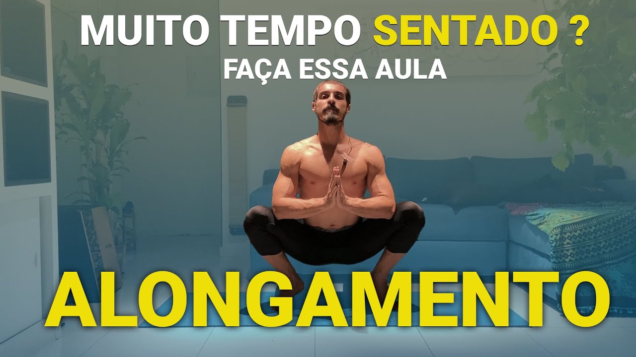 Alongamento 20 min | Flexibilidade de quadris e alívio de dor nas costas