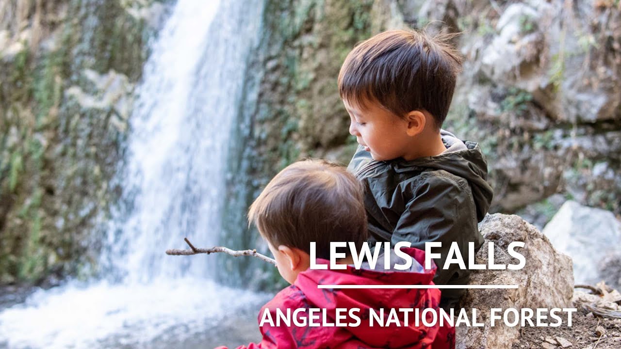 Hiking Lewis Falls Trail with Toddlers in Angeles National Forest, CA | Los Angeles Waterfalls