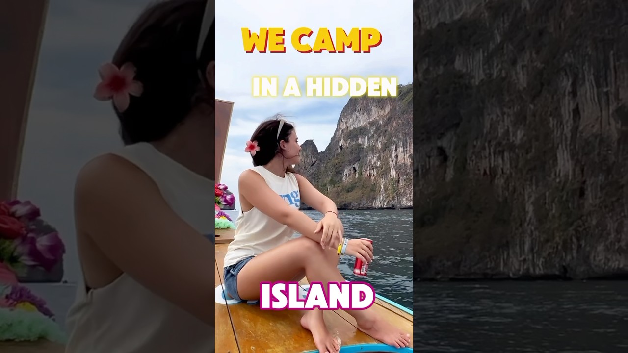 THE BEST WAY TO GO CAMPING #islandlife #thailand #camping