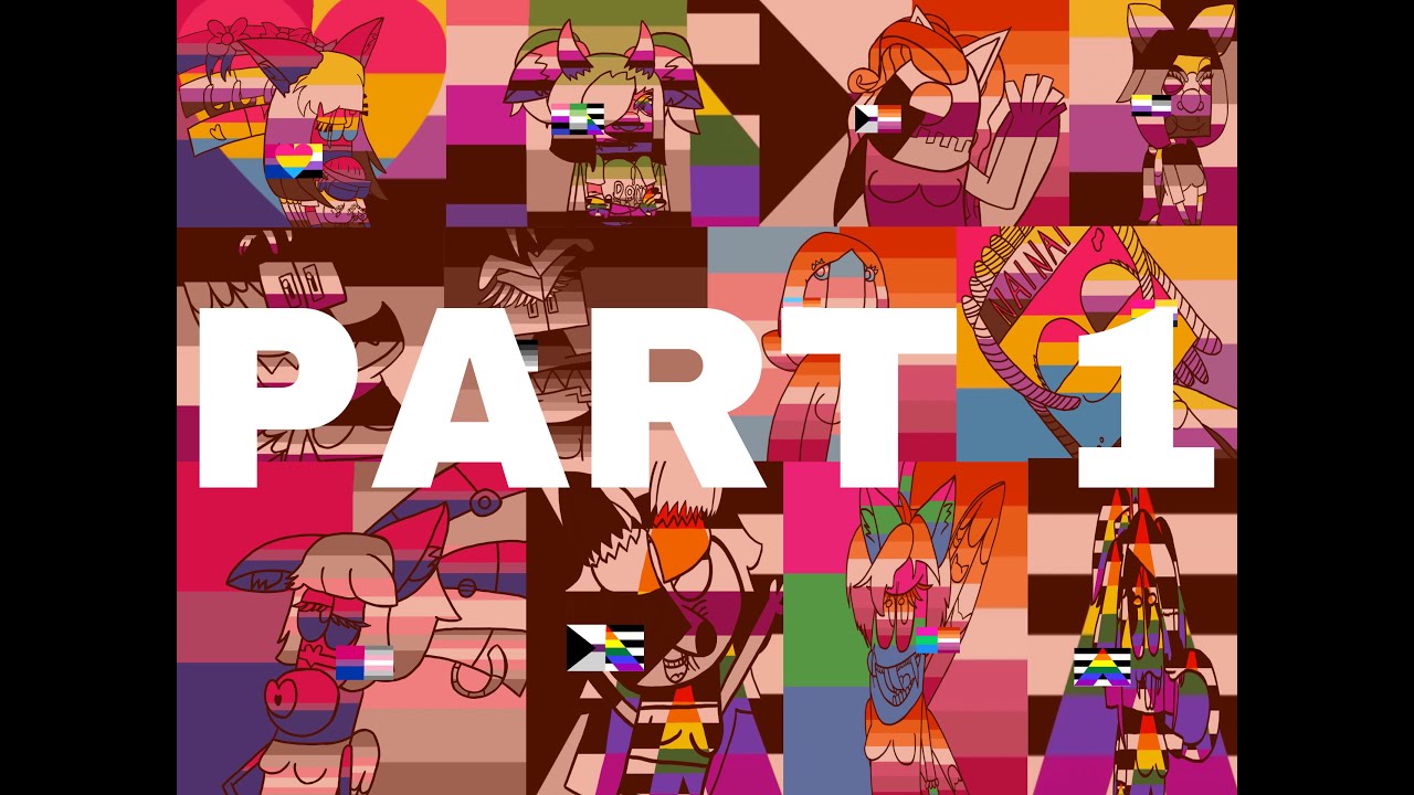 Pride Month 2024 Art Speedpaint (PART 1) (LESBIAN SONG EDITION) (UNNAMED GROUP GALS EDITION) (OLD)