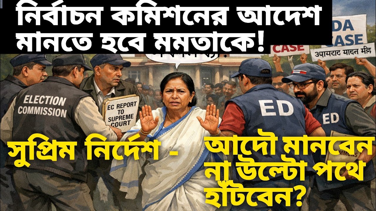 #চক্রব্যূহ:ED,CBI, নির্বাচন কমিশন সুপ্রিম কোর্টে খেলাবে ।