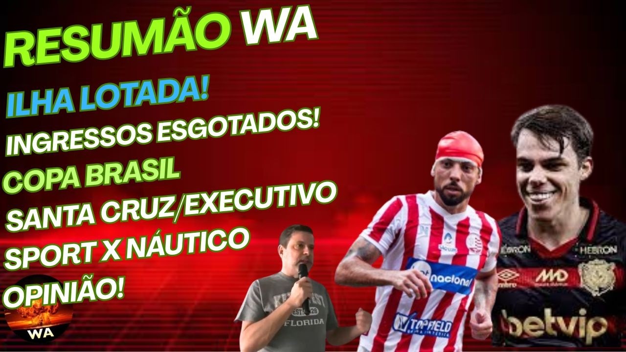 INGRESSOS ESGOTADOS, LIGAS, SANTA, BENEVENUTO, BARLETTA, NÁUTICO #wareporter100 