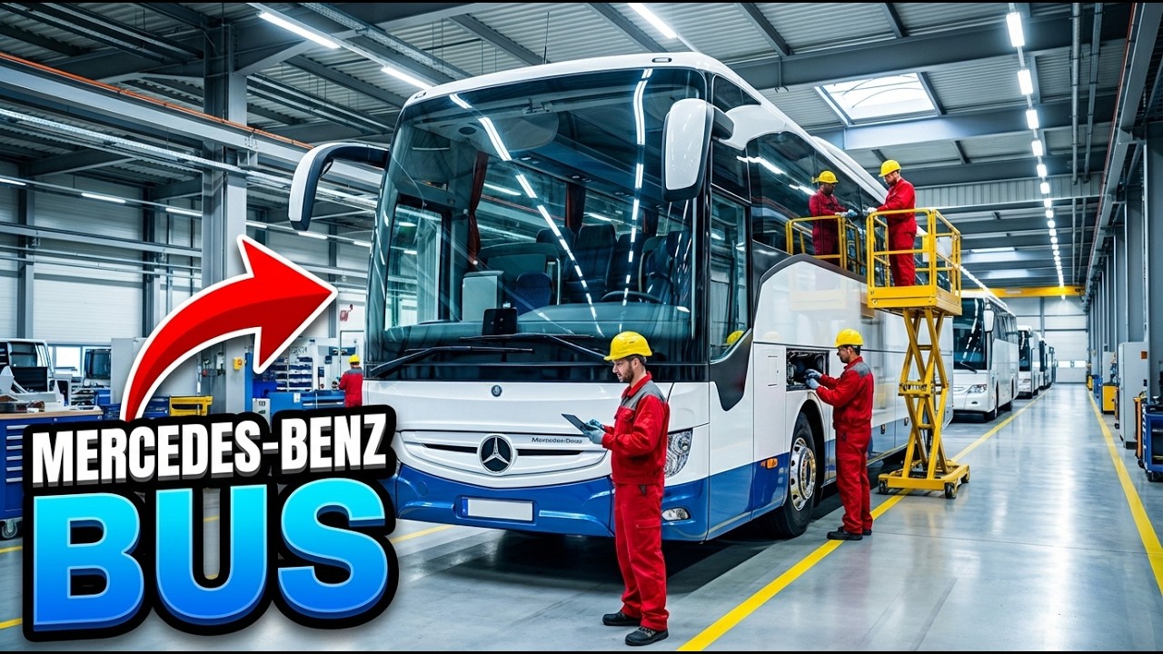 Dentro de la fábrica de autobuses Mercedes-Benz: Proceso de fabricación Proceso completo