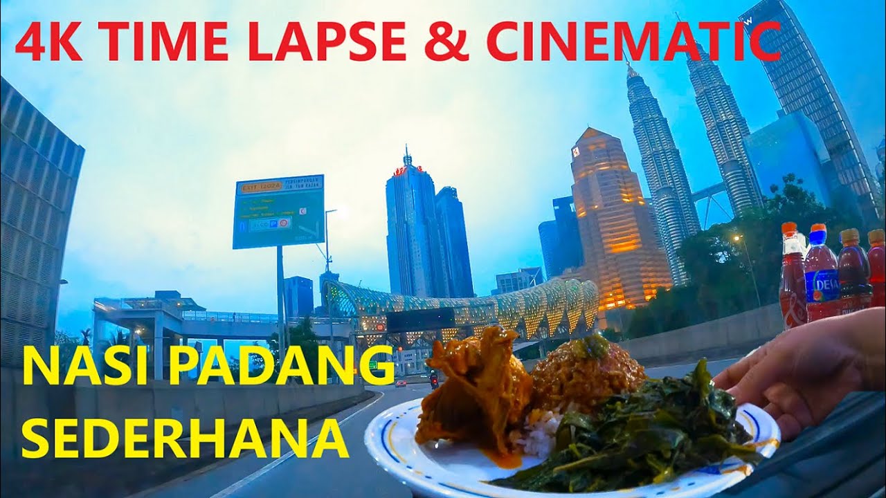 4K 60 FPS from Sentul to Chowkit Padang Sederhana Kuala Lumpur #4kvideo #60fps #nasipadang