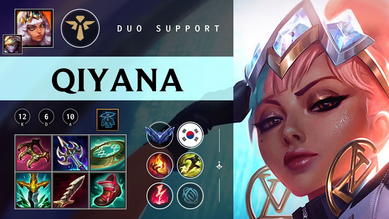 Qiyana Support vs Neeko - KR Diamond Patch 26.01