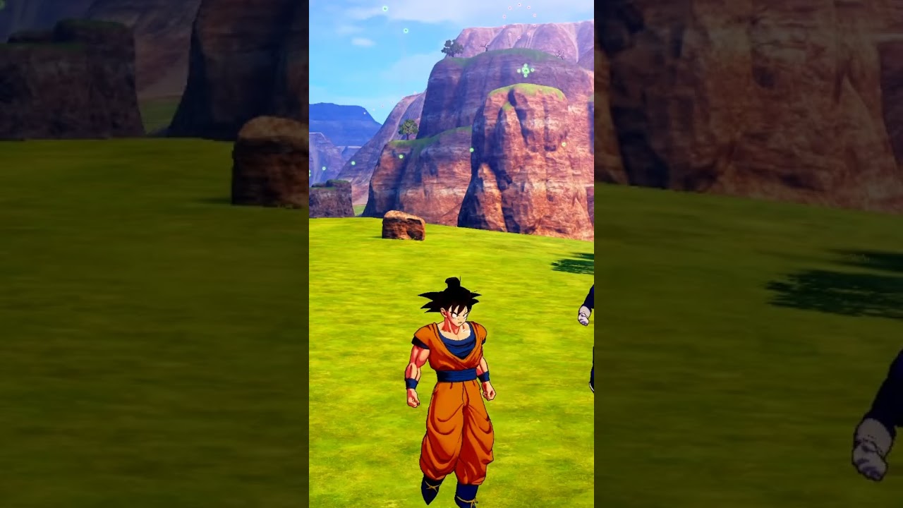 Goku Got Notification on Dragon Radar Vegeta Gohan Dragon Ball Z Kakarot 