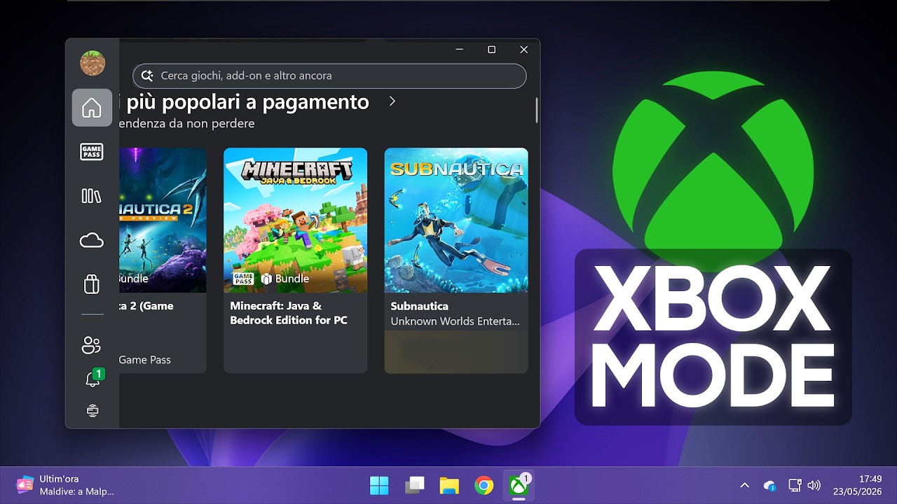Windows 11 - Enable Xbox Mode (26200.8457)