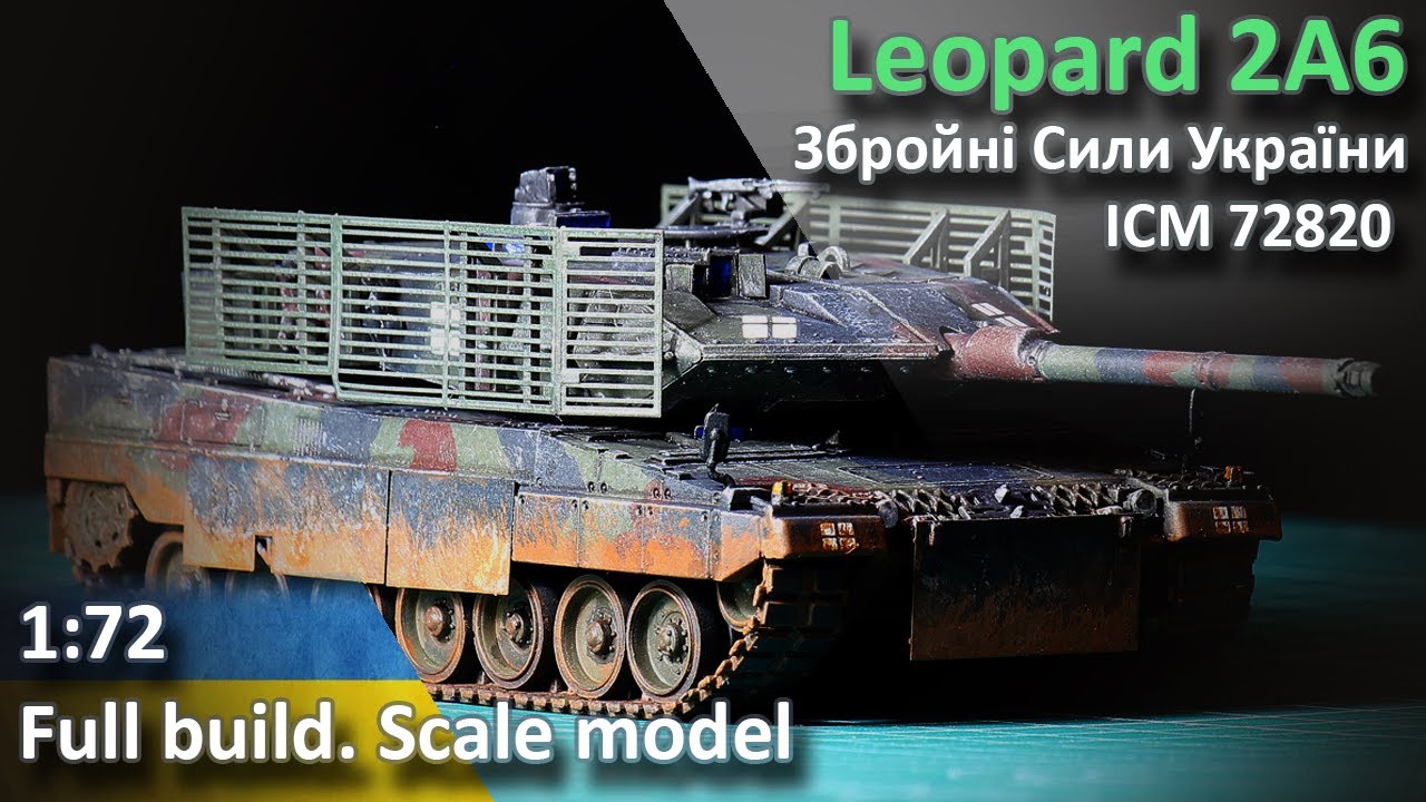 Leopard 2A6 1/72 ICM Full build