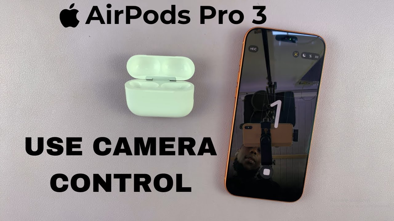 Как использовать Airpods Pro 3 в качестве пульта управления камерой iPhone