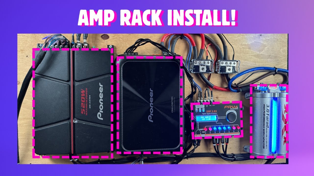 Upgrading My Car Audio Setup | Amp Rack Build + Speaker Box Install + DSP + EQ Setup