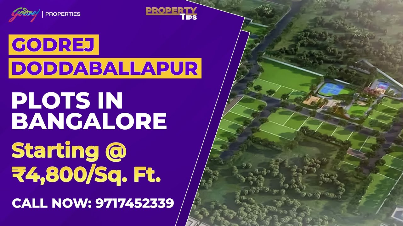 Godrej Doddaballapur Bangalore Plots | Plot @Rs.4,800/sq. ft. | Plots in Bangalore