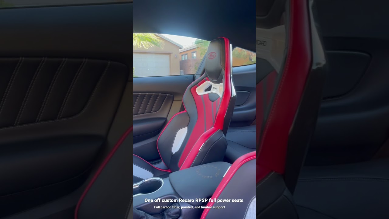 Ever wonder what a $20,000 set of one off Recaro seats look like? 🤯