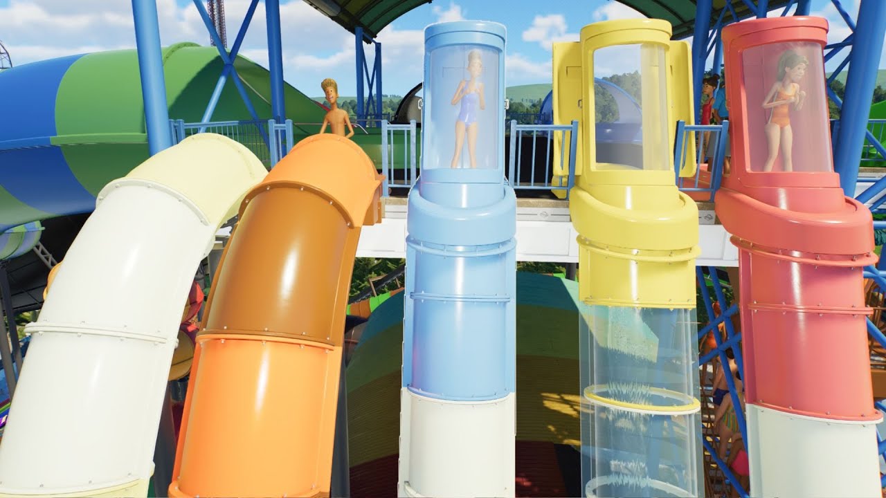 The empire of rides 30+ Waterslides Indoor WaterPark Planet Coaster 2