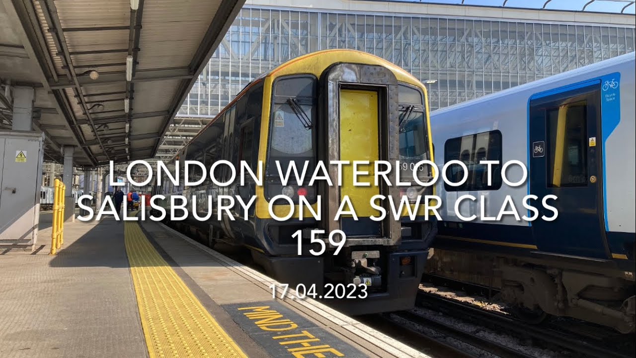 London Waterloo to Salisbury on a SWR Class 159 (17.04.2023)