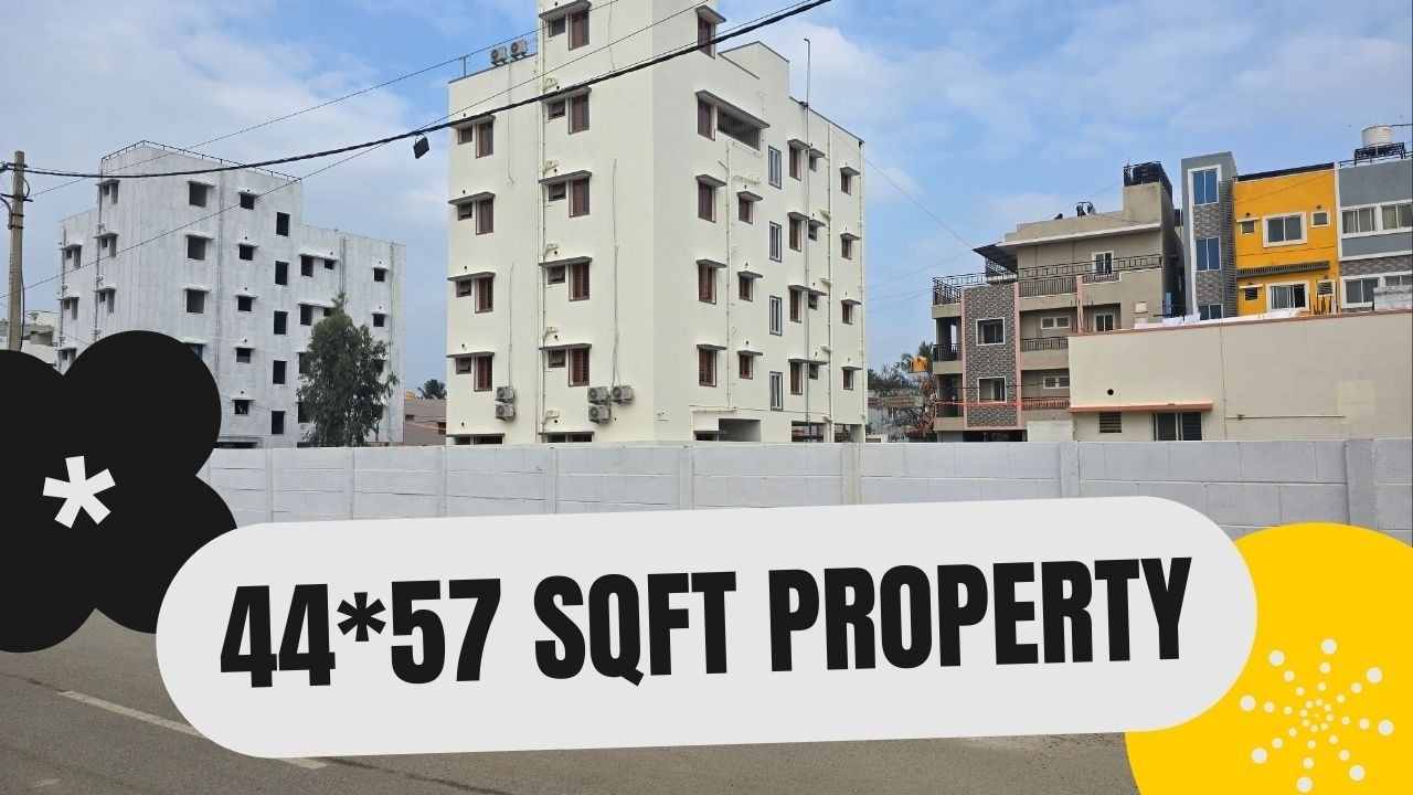44*57 Sqft site Near Big Brewski Hennur | New Airport Road