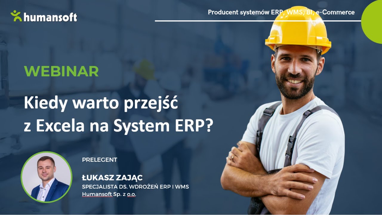 Kiedy warto przejść z Excela na system ERP? | Humansoft ERP