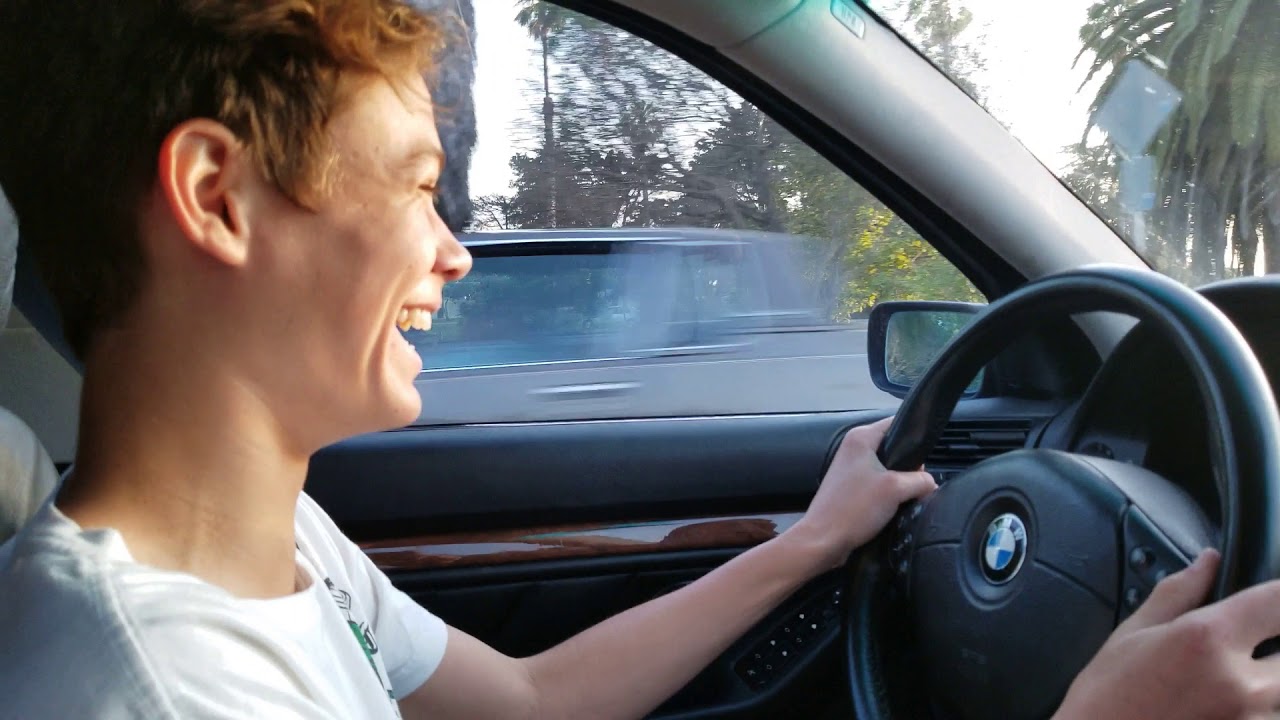Teaching my little brother to drive manual!
