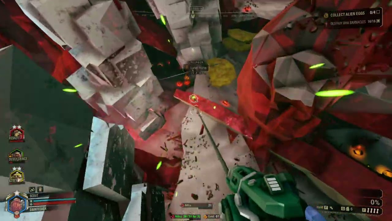 [Deep Rock Galactic] Bring green beard friend into the new cave