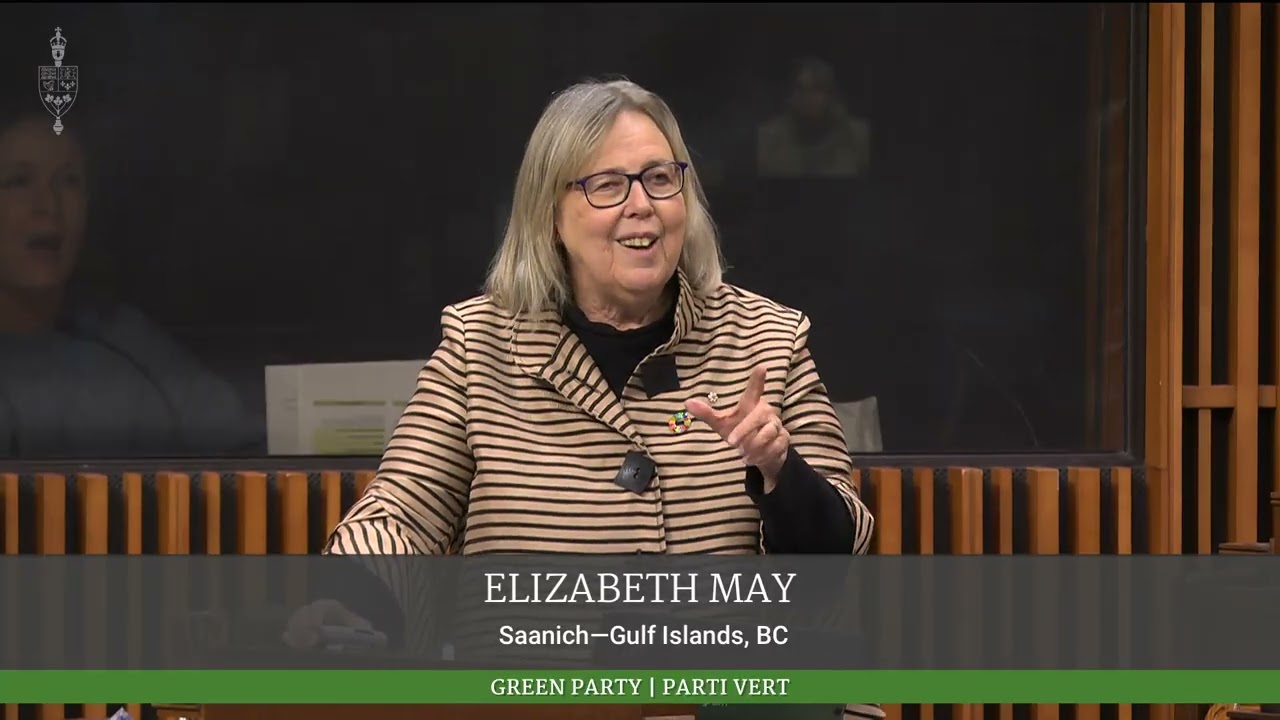 Elizabeth May Speaks Out Against Bill C-9