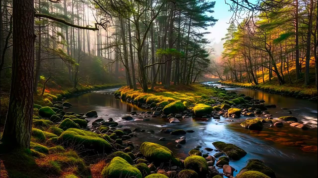 Stop High Ringing Now - Hissing River Stream Sound for Tinnitus Relief & Sleep