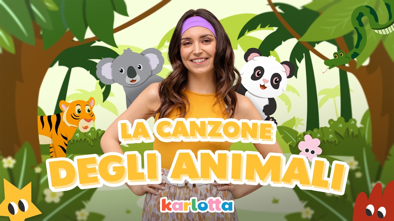 LA CANZONE DEGLI ANIMALI 🦁 (Official Video) - Karlotta