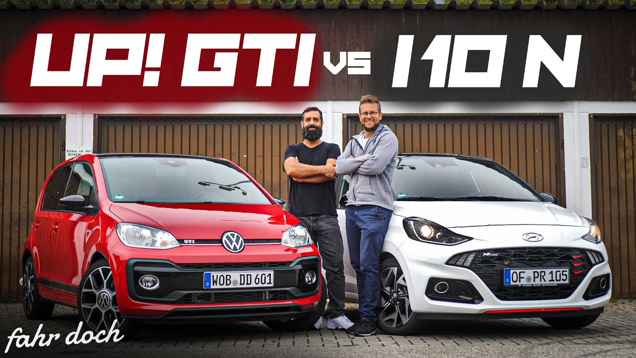 DUELL DER MINI KNALLBÜCHSEN! VW UP GTI vs HYUNDAI I10 N-LINE | Vergleich | Fahr doch