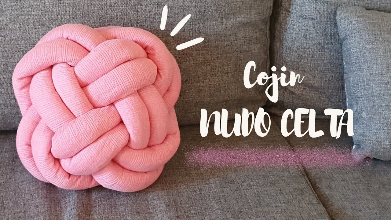 diy Cojin decorativo de nudo estilo PINTEREST |Como hacer un nudo celta FÁCIL | decoración de hogar