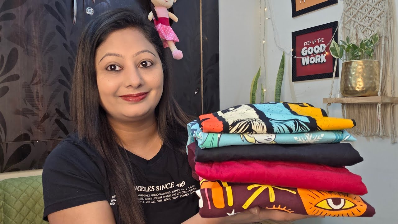 AMAZON SUMMER T-SHIRT HAUL UNDER RS 499/-🥰TRYON🥰HONEST REVIEW🥰RIMAJAIN