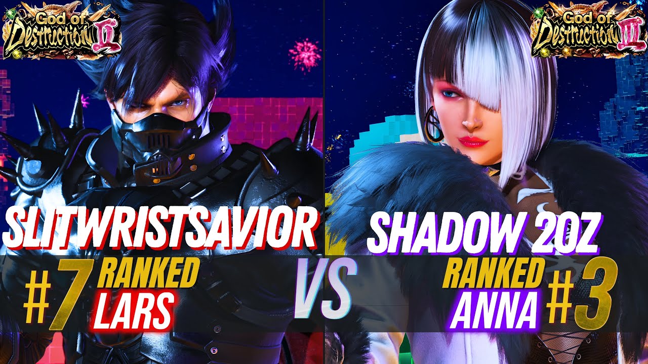 T8 ✪ SLITWRISTSAVIOR (#7 Ranked Lars) 🆚 SHADOW 20z (#3 Ranked Anna) ✪ Tekken 8 High Level Match