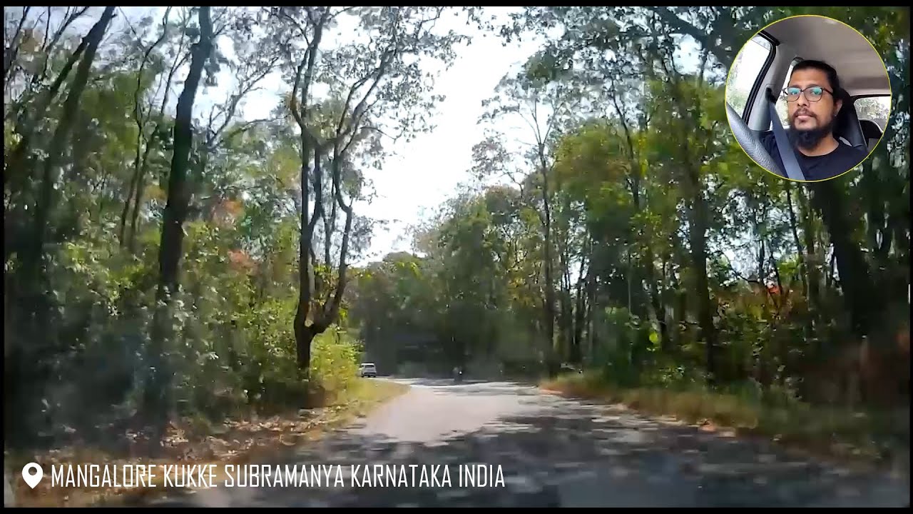 Scenic Drive from Mangalore to Kukke Subramanya Temple | Peaceful Road Trip with Relaxing Music