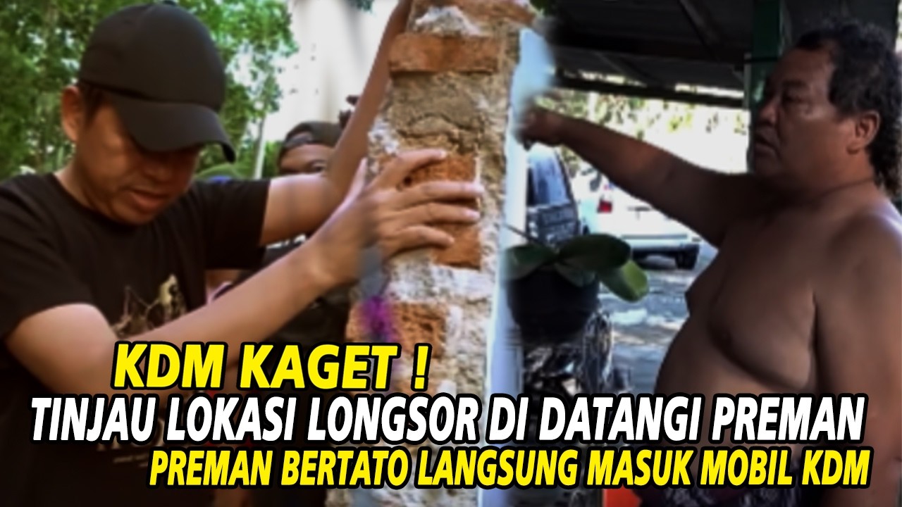 KDM DI CEGAT PREMAN GALAK || LANGSUNG MASUK MOBIL SAAT TINJAU LONGSOR