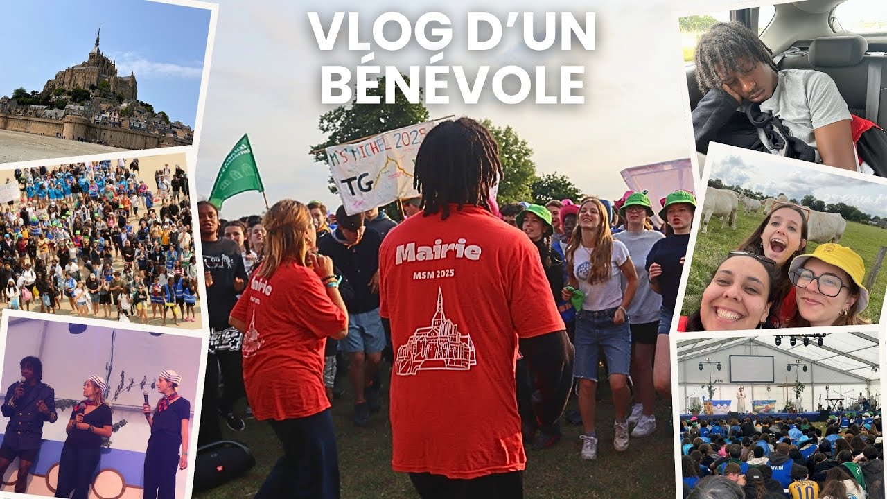 En Mission pour des Jeunes ! 😜 Vlog d'un bénévole au Mt-Saint Michel ✝️