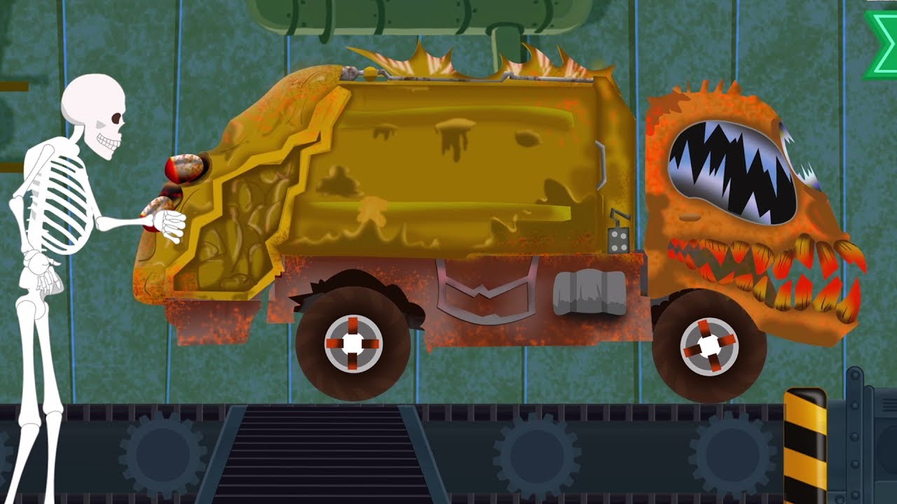 Truk Sampah yang | Pabrik Mainan | Kendaraan untuk anak | Scary Video | Garbage Truck | Toy Factory