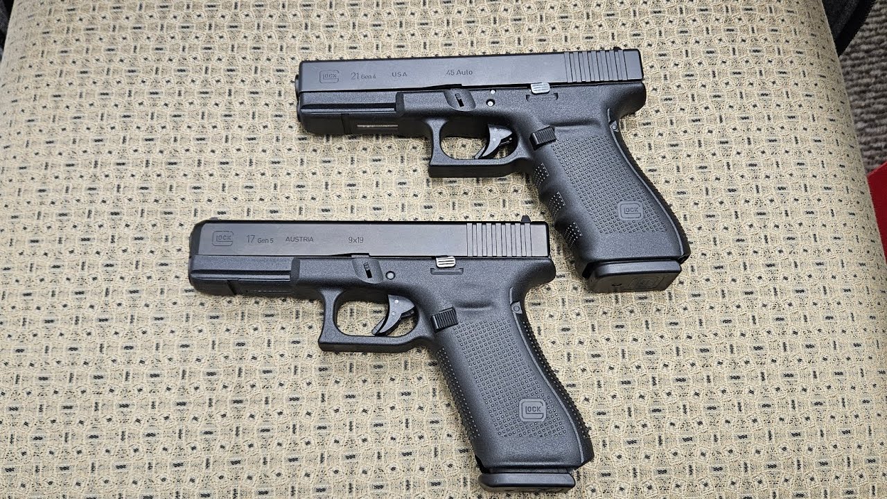 Glock 21 против Glock 17. Соревнование пистолетов для самообороны!
